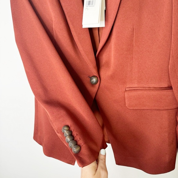 NWT Veronica Beard Athens Dickey Jacket Blazer Clay Size 6 - Picture 11 of 14